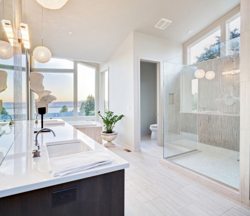 Wide Bathroom Spaces